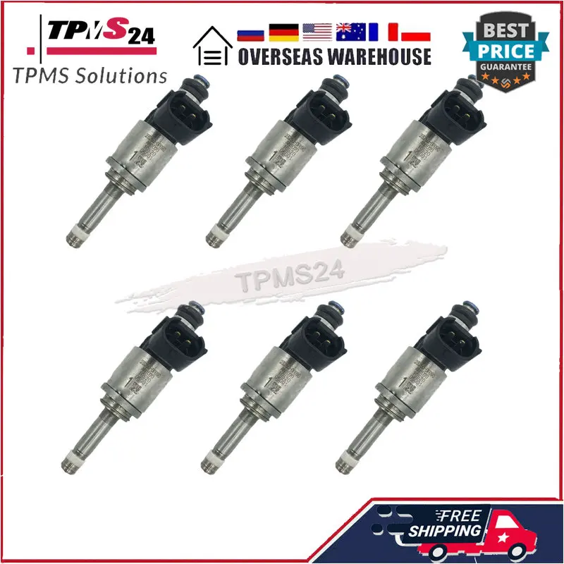 6PCS Fuel Injectors 23250-0P090 232500P090 For Toyota Avalon Camry Highlander Sienna Tacoma Lexus ES350 RX350