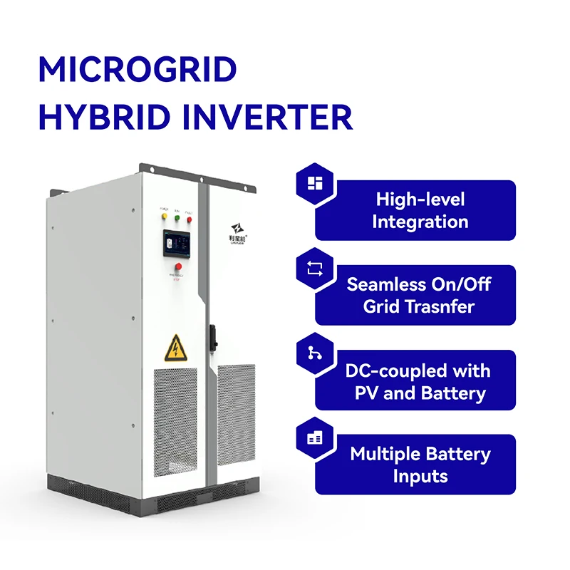 125KW/250KW Hybrid Inverter Solar System with Lifepo4 Battery Air Liquid Cooling Off-Grid Industrial Commercial Energy Storage