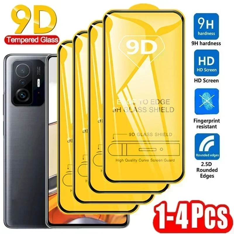 

9D Full Cover Tempered Glass for Xiaomi Redmi Note 12 10 9 11 8 Pro 9S 10A 10C Poco X5 X3 X4 Pro Mi 11T 11 12T Pro 12 11 5G NE