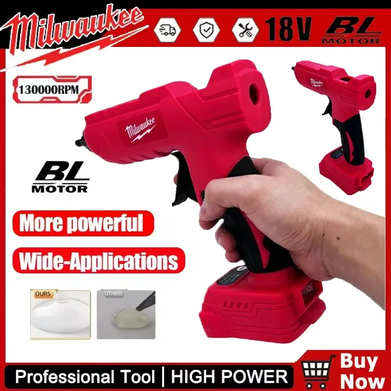 

Электрический термоклеевой пистолет Milwaukee с литий-ионной батареей 18 В, клеевой пистолет «сделай сам», для упаковки и украшения