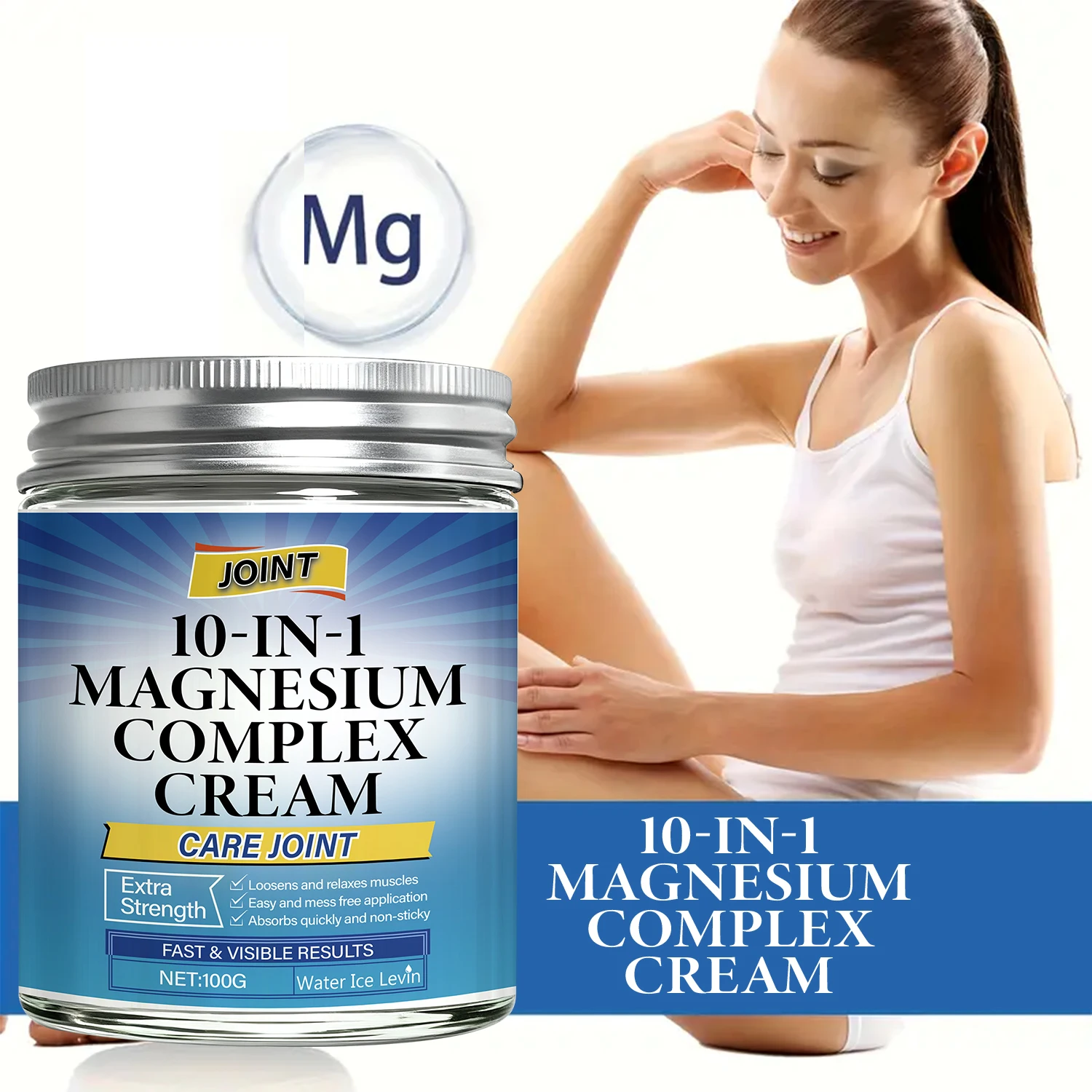 Winter 10-in-1 Magnesium Joint Cream - Extra Strength for Muscle & Joint Comfort, Fast Visible Relief, Soothing Care