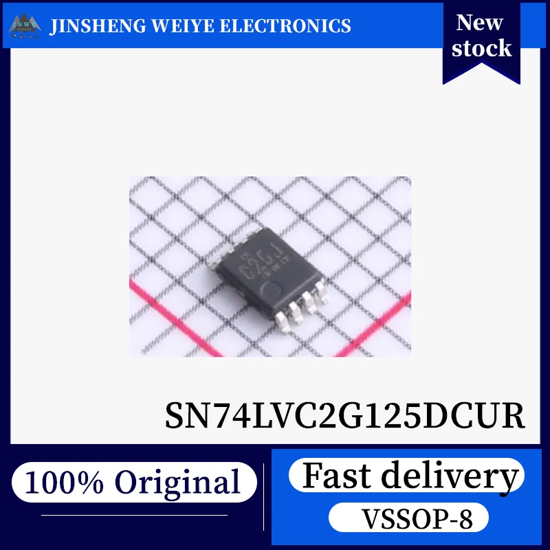 (50/200 Pieces) SN74LVC2G125 SN74LVC2G125DCUR VSSOP8 Dual Bus Buffer, 100% Original, In Stock, Fast Shipping