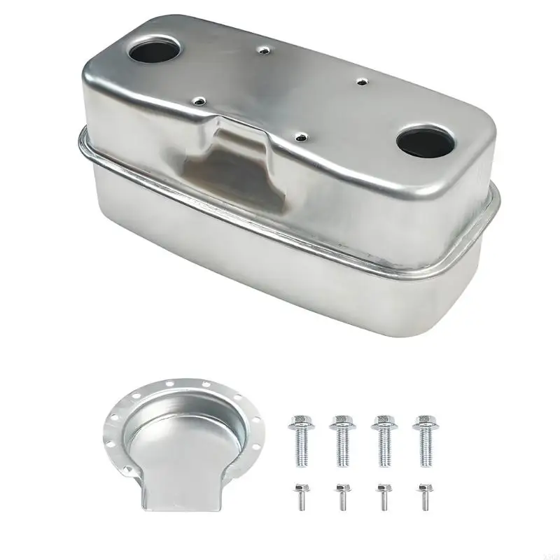 2025 New Lawn Equipment Muffler 951 0616B Two-Port Exhaust Part with Metal Housing for Mower Maintenance, Repair Work, and