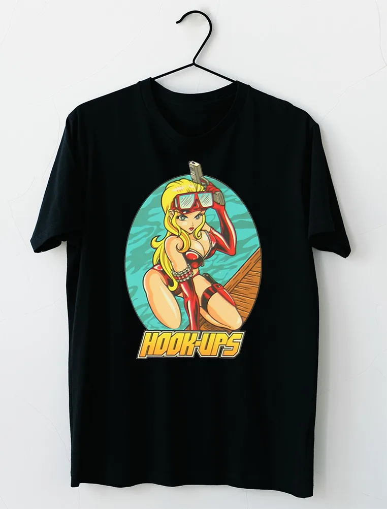 Hook-Ups Skateboard AquaT-Shirt S-4XL