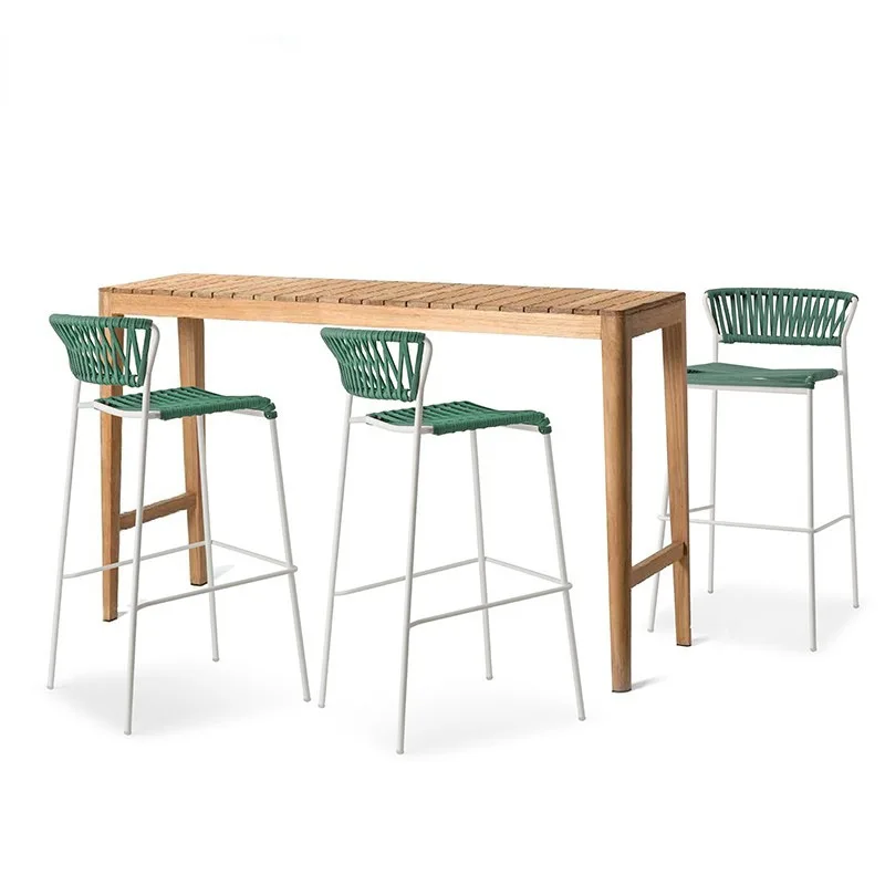 Aanpasbare Outdoor Rope Bar Chair Binnenplaats Bar