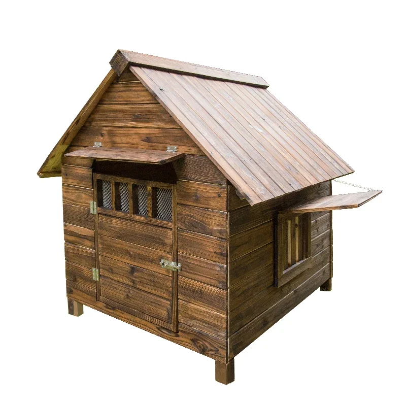 All Seasons Wooden Kennel Outdoor Rainproof Outdoor Dog House Dog Cage