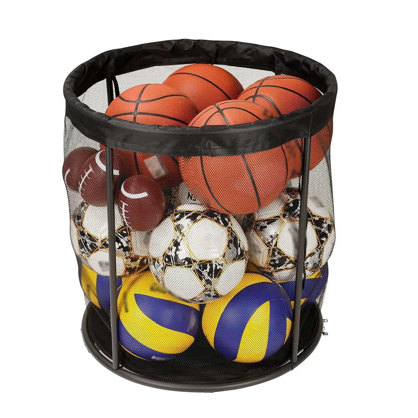 Ball Storage Organizer Pouch Ball Holder for Basketball Garage Volleyball