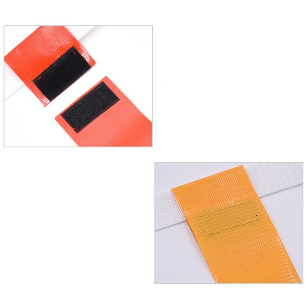 

4 pcs Waist Flag Football Belt Premium Nylon Sports Capture The Flag Rugby Training Webbing White With 2 Red Flags American