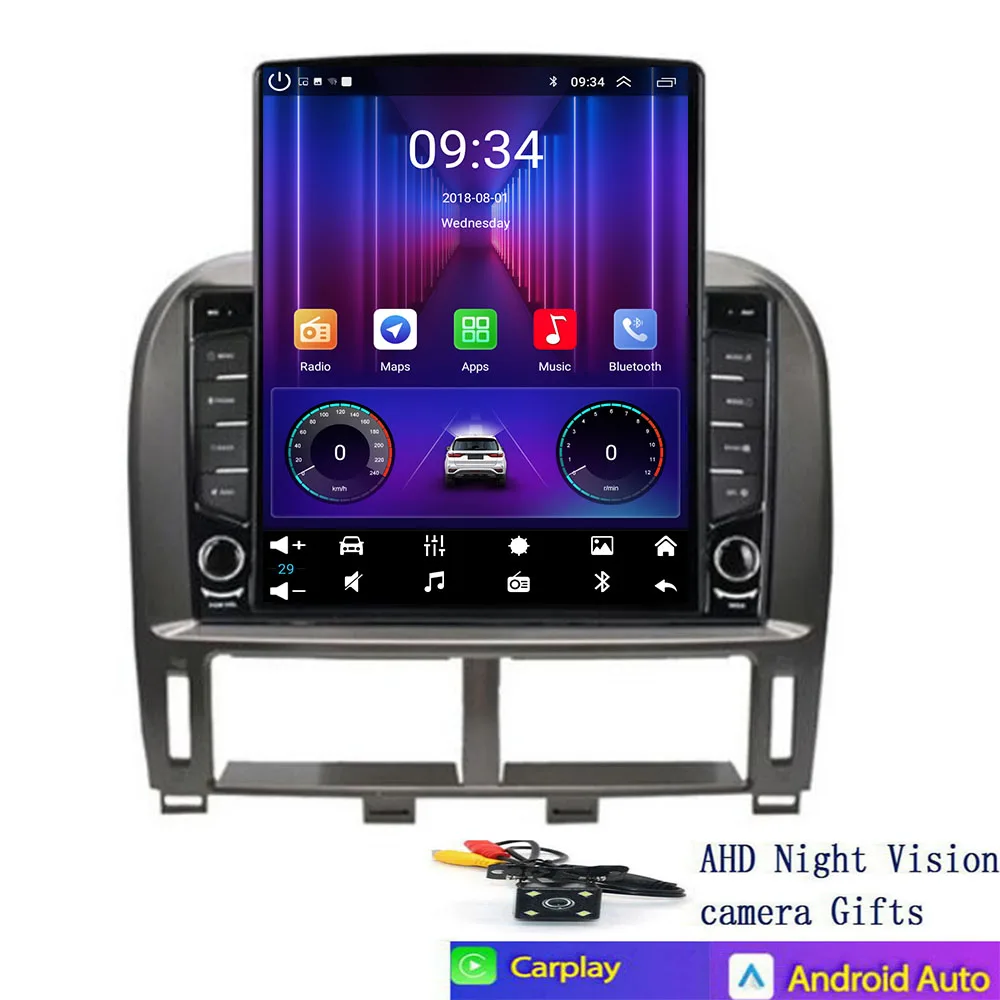 Android 14 For Lexus LS430 XF30 LS 430 2000 -2001 2002 2003 2004 2005 2006 Multimedia GPS Player Navigation Car Auto Radio DVD