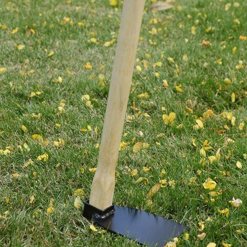 Imagem -05 - Jardinagem Vegetal Enxada Jardim Ferramentas Enxadas Jardim Única Cabeça Ferramenta Capina 35cm