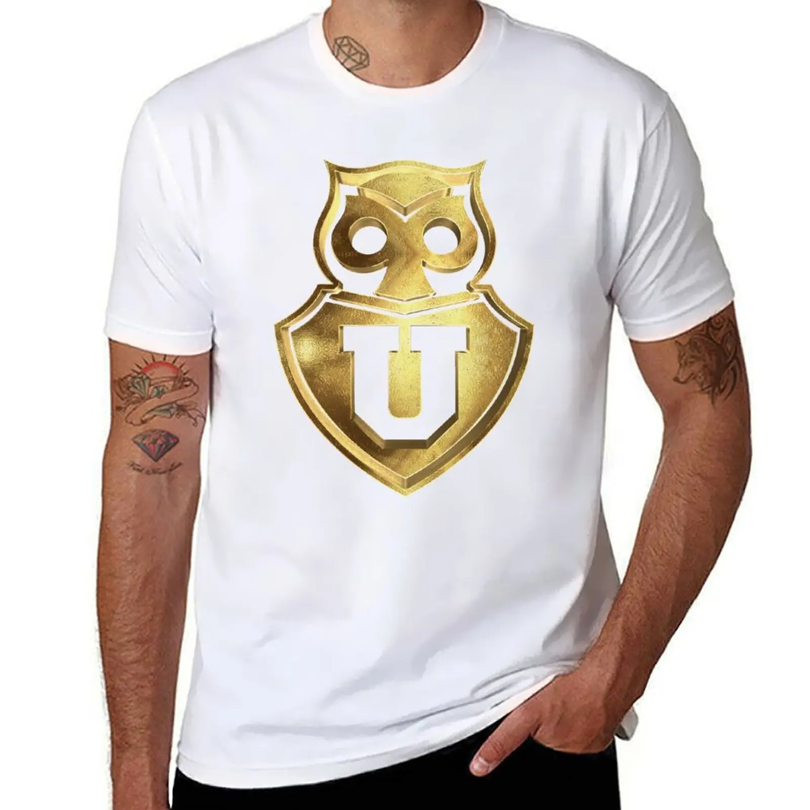 

Golden Santiago Football Club Universidad Hooligans Chile T-Shirt t shirt personalised t shirts with prints T-Shirt