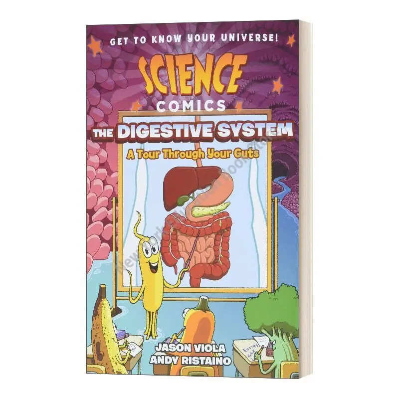 Science Comics Digestive System:A Tour Through Your Guts, Manga Book English for Children,Story Books for Kids