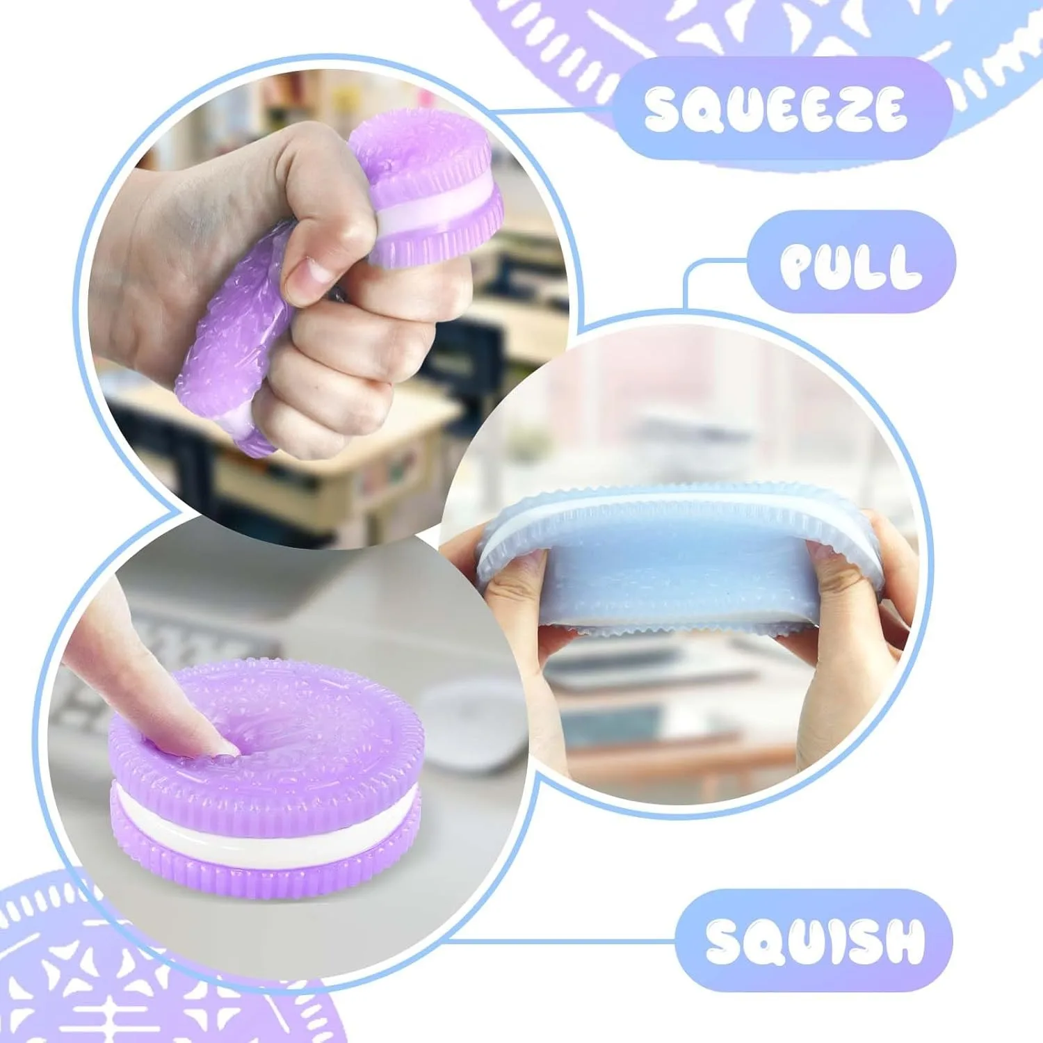 Taba Fidget Knijpspeelgoed Ultrazacht Squishy Stress Relief Speelgoed voor Kinderen Volwassenen Kawaii Zintuiglijk Speelgoed Angst Relief Feestartikelen