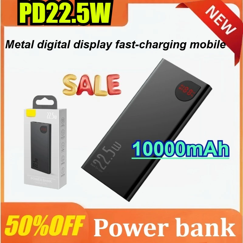 

PD22.5W Power Bank 10000mAh Portable Fast Charging Powerbank Type C PD Qucik Charge External Battery Charger for IPhone 17