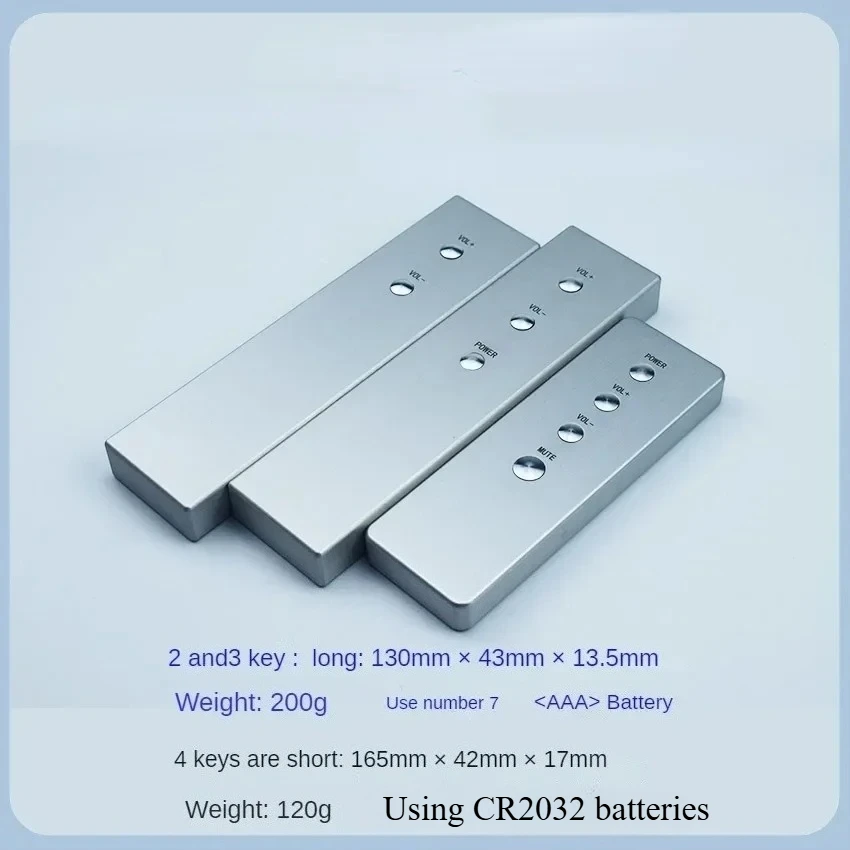 Infrared Learning Remote Control  Volume  All Aluminum Alloy Material Universal For Amplifier