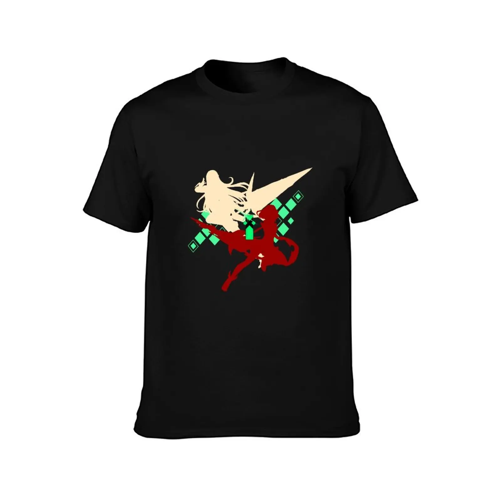 Xenoblade Chronicles 2 - Pyra & Mythra T-Shirt Summer Casual Cotton Tee Oversized Streetwear Tops Vintage Graphic Print