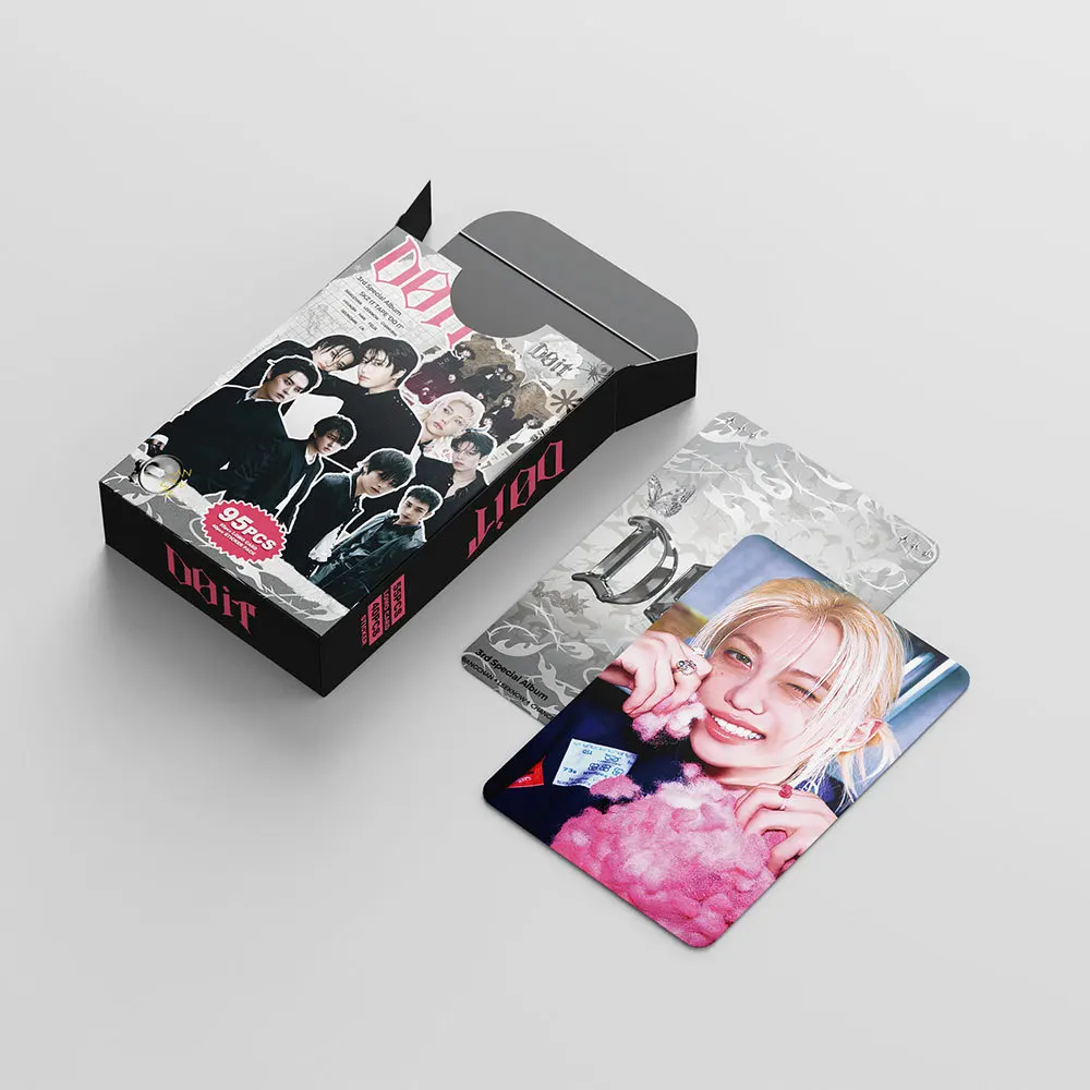 95pcs Stray Kids Little Card New Album DO IT Photo Card Stickers Small Card SKZOO Peripheral Collection Card Lomo Card Gift