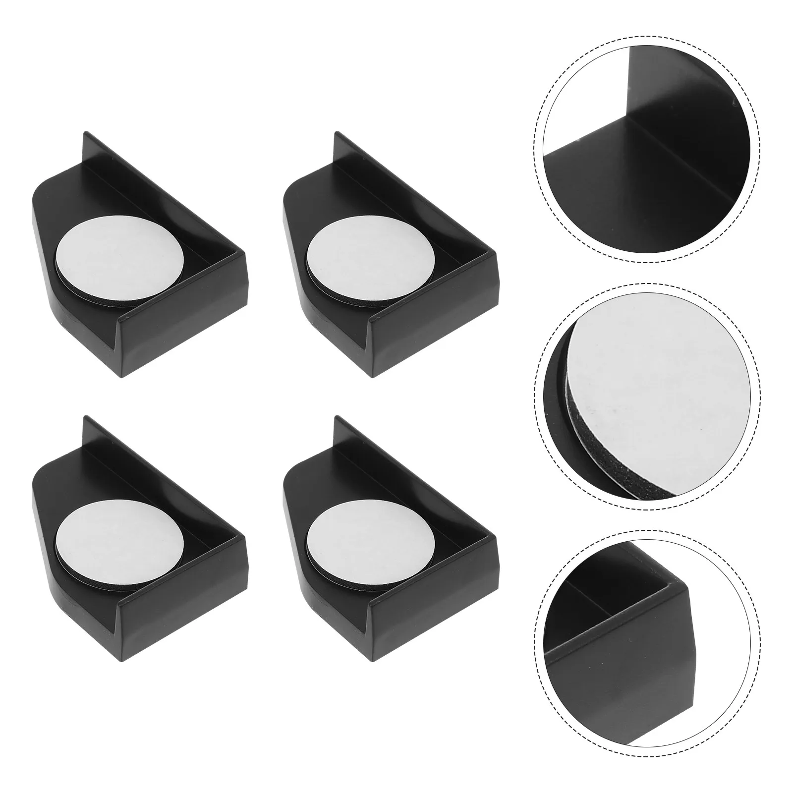 4Pcs Aquarium Corner Protector Set Easy Install Safe Protective Pad for Fish Tank Bottom Thickened Shockproof Corner Guard Pads