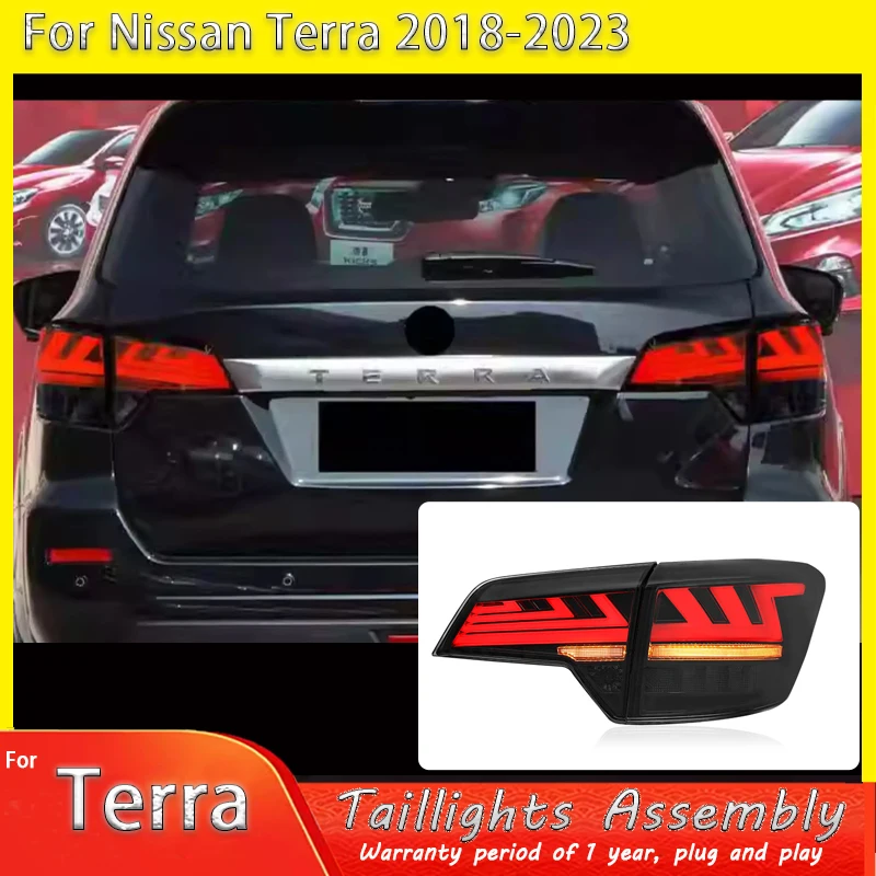 

Car styling LED Taillight For Nissan Terra 2018 2019 2020 2021 2022 2023 Red Rear Tail Light Brake Lamp brake light warning lamp