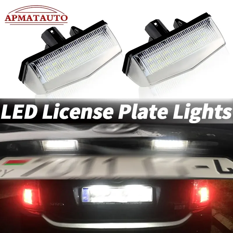 

2 шт. подходят для Toyota Prius XW20 XW30 Prius Plus/V Venza Matrix RAV4 для Lexus CT200h Scion tC SMD белые светодиодные фонари номерного знака