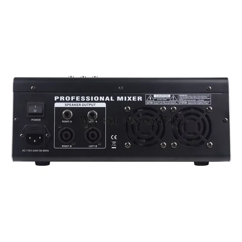 WMWMNU Professional Audio Mixer 8-Channel Dj Controller/audio Console Mixer 2X350W 99DSP Effects Mixer Sound System for Small