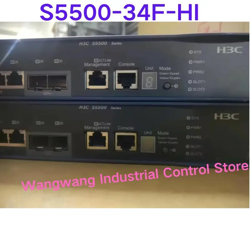 Second-hand test OK ,S5500-34F-HI three-layer network management optical port switch