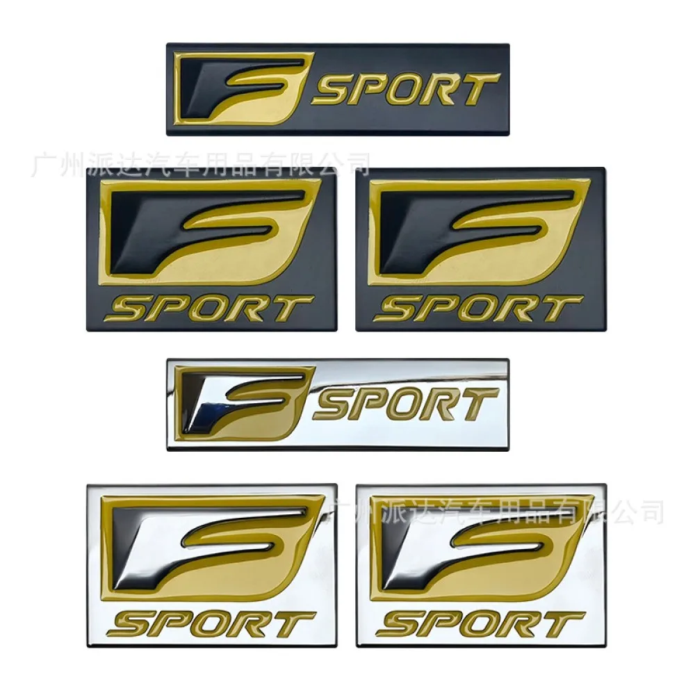 

Metal Side Rear Trunk Badge Sticker For Lexus F SPORT VIP GX460 Ct200 IS250 ES 220D IS200 RX300 NX RX UX CT LC RC GS GX IS LS LX