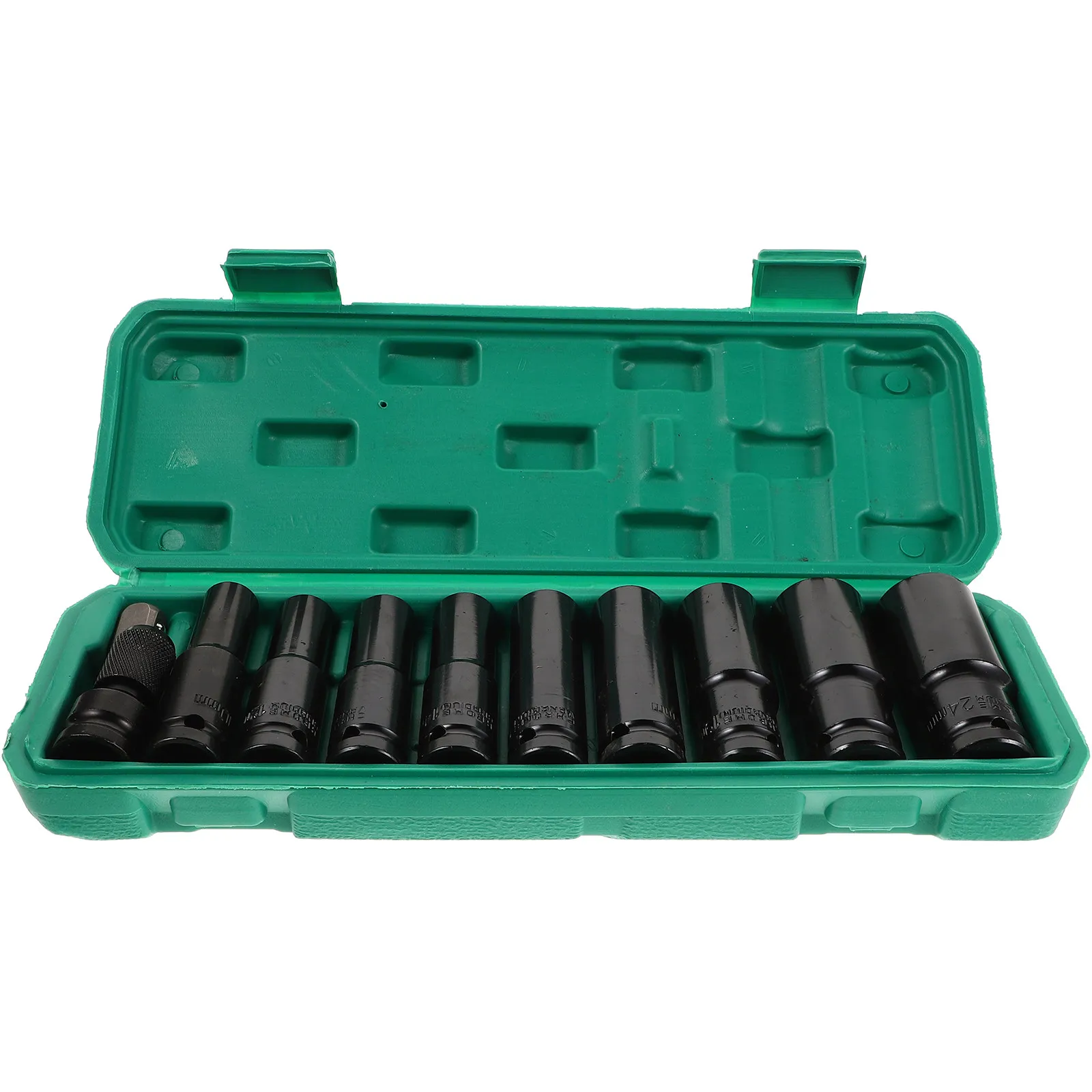 

10pcs Extended Socket Set 8 24mm Durable Electric Wrench Sockets Automotive Repair Tools Wheel Lock Lug Nut Universal Set