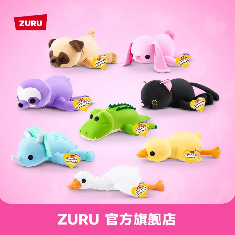 peluche-authentique-zuru-hug-a-lumps-cadeau-d'anniversaire-dinosaure-coussin-jouet-en-peluche-figurine-ornement-decoration