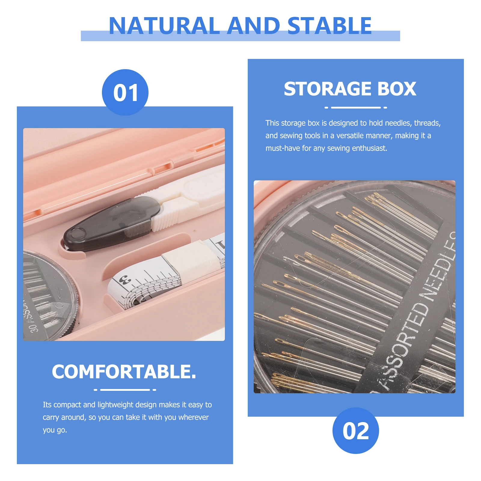 

Sewing Kit Fabric Beginners Portable Mini Small for Adults Household Travel