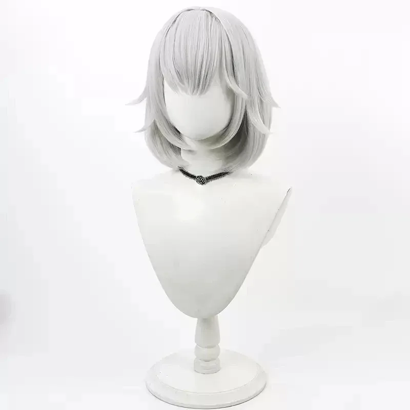 

2025 aaa INCARNATION Ground Survivors Bai Yuekui Cosplay Wig Short Synthetic Hair Heat Resistant Halloween Carnival Role Play Pa