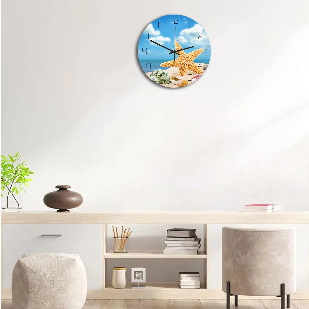 30cm Wall Clock Quiet Home Clock For Living Room Kitchen Acrylic Hanging Silent Watch Birthday Valentine's Day Gift Custom Photo