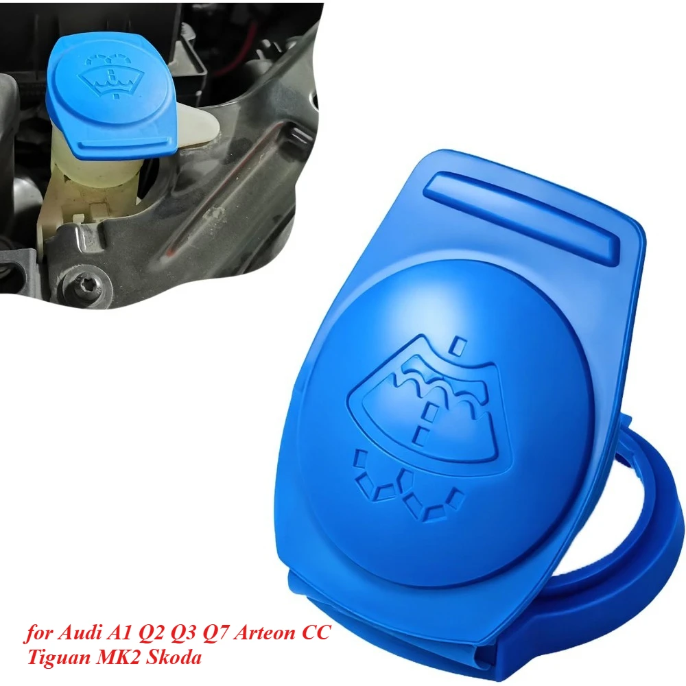Car Windshield Wiper Washer Fluid Reservoir Tank Bottle Cover Cap 3Q0955455 for Audi A1 Q2 Q3 Q7 Arteon CC Tiguan MK2 Skoda