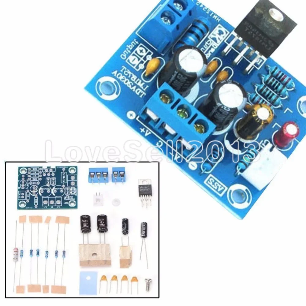 20W HIFI Mono Channel LM1875T Stereo Audio Amplifier Board Module DIY Kit