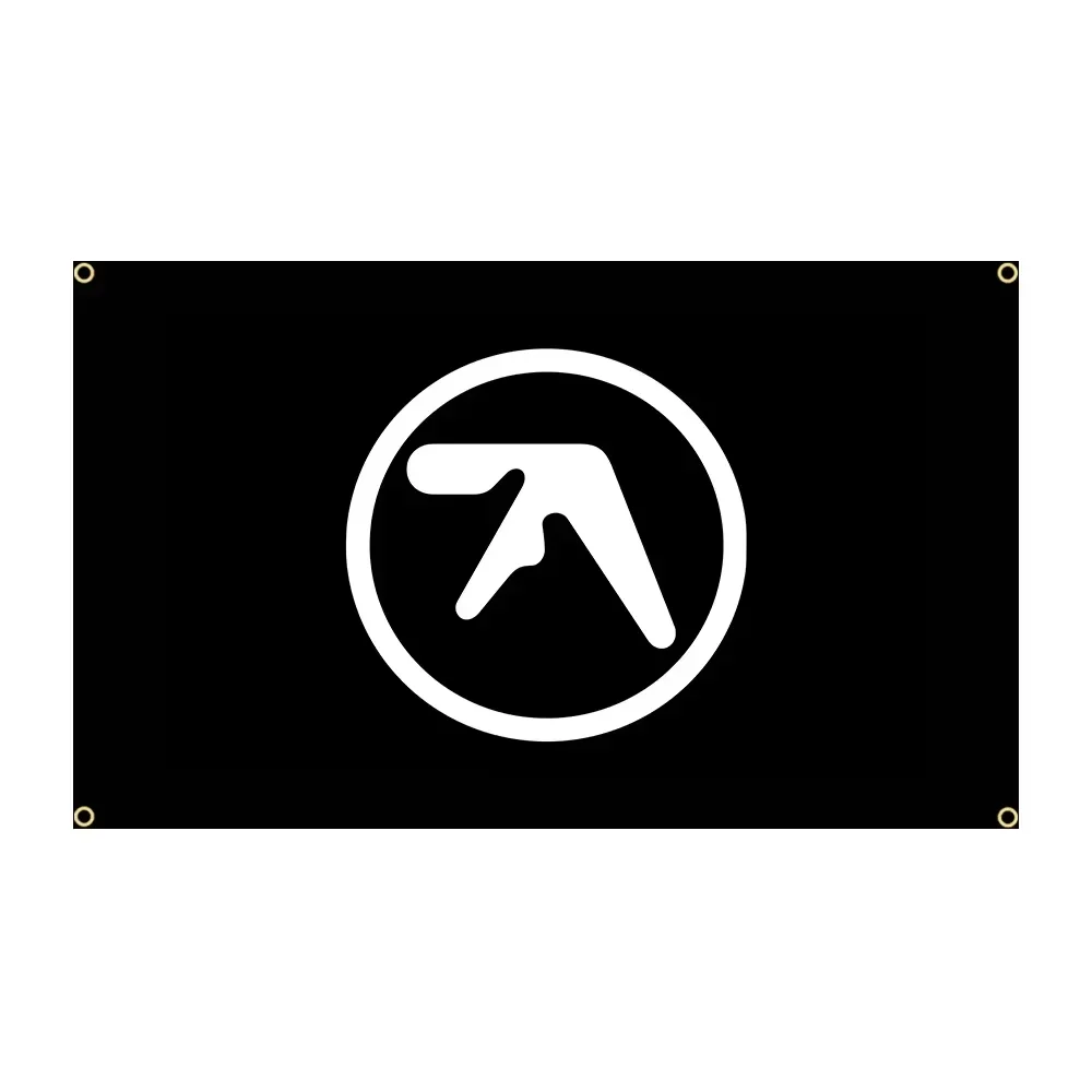 Aphex Twin Flag 60x90cm 90x150cm Polyester Richard D. James Poster Electronic Music Banner Tapestry For Home Room Outdoor Decor