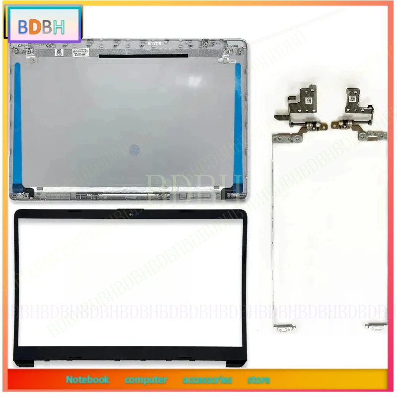 * NEW Laptop Case for HP 15-DW 15S-DU 15S-DY 15S-DR 250 G8 255 G8 TPN-C139 LCD Back Cover Front Bezel Hinges Top Housing Silver