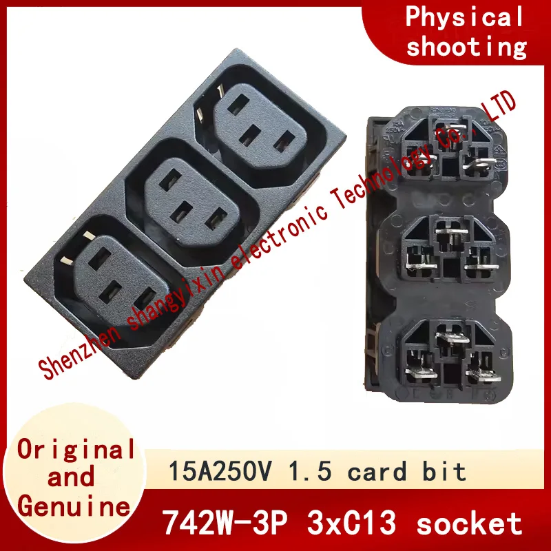 

Розетка 250V15A C13, оригинальная розетка 742W-3P Trinity Power, встроенная розетка 1,5 для карбинета