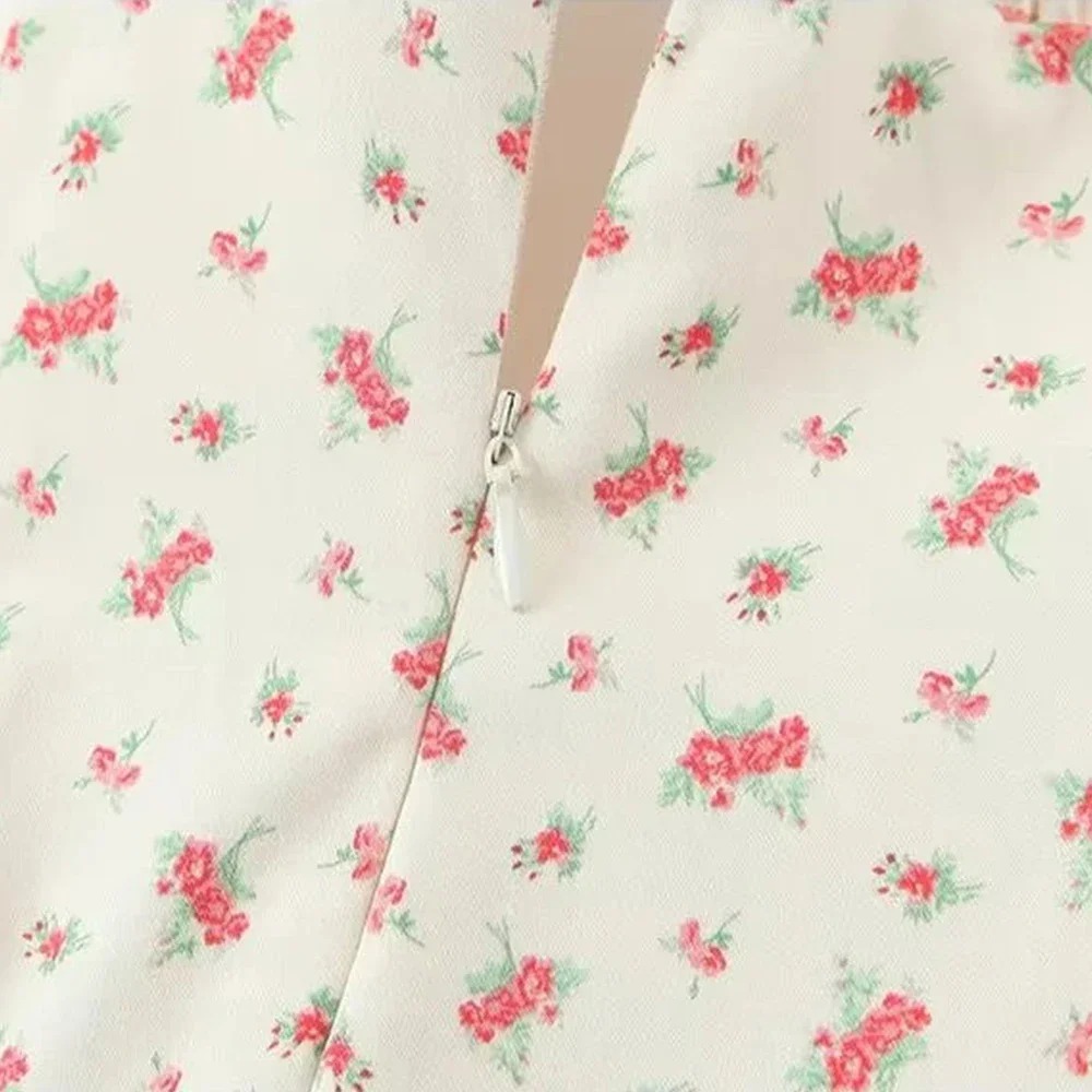 Dresses Spring Summer Cute Cottagecore Ditsy Floral Sleeveless Sweetheart Neck Mini Cami Casual Dresses For Women