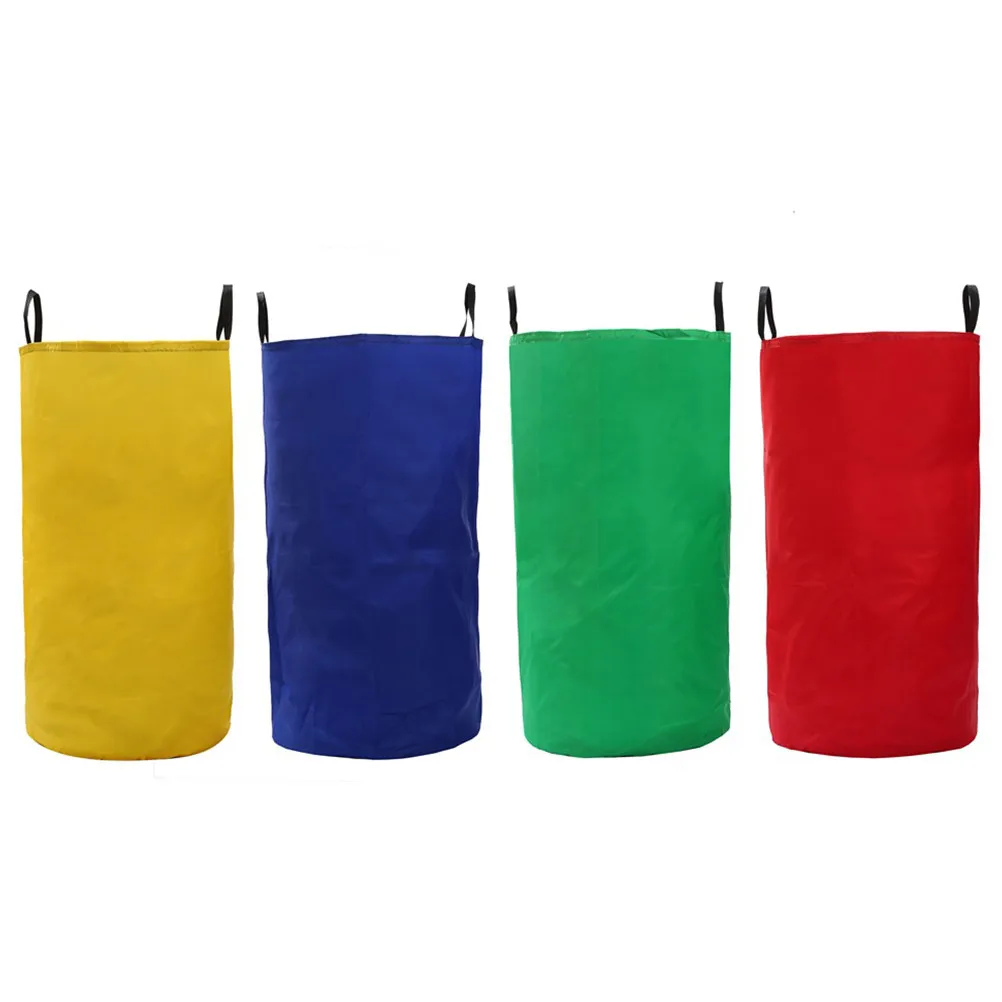 4pcs-outdoor-sack-race-bags-kids-jumping-game-bag-premium-oxford-cloth-wear-resistant-lightweight-unique-handle-funny-group