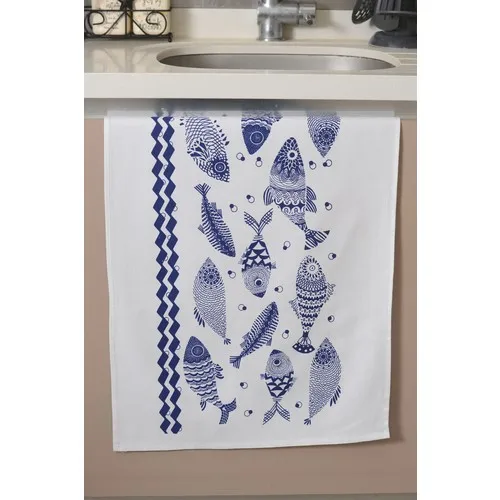 Jahan Gürel Home Collection 4'lü Printed Cotton Kitchen Dish Towel & Kitchen Towel