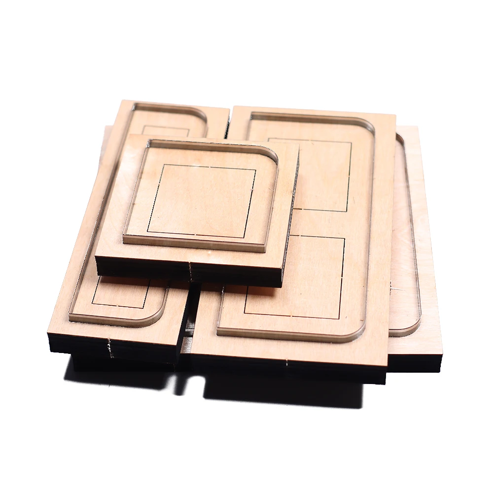 20x9cm Leather Craft long folded wallet cardholder cutting dies knife mold iron blade cutter