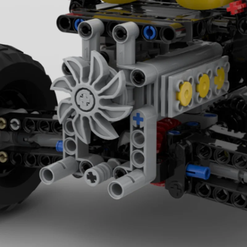 585 パーツ MOC シティ交通シリーズ デューンバギーモデルビルディングブロックレンガ DIY クリエイティブ組み立て教育玩具クリスマスギフト