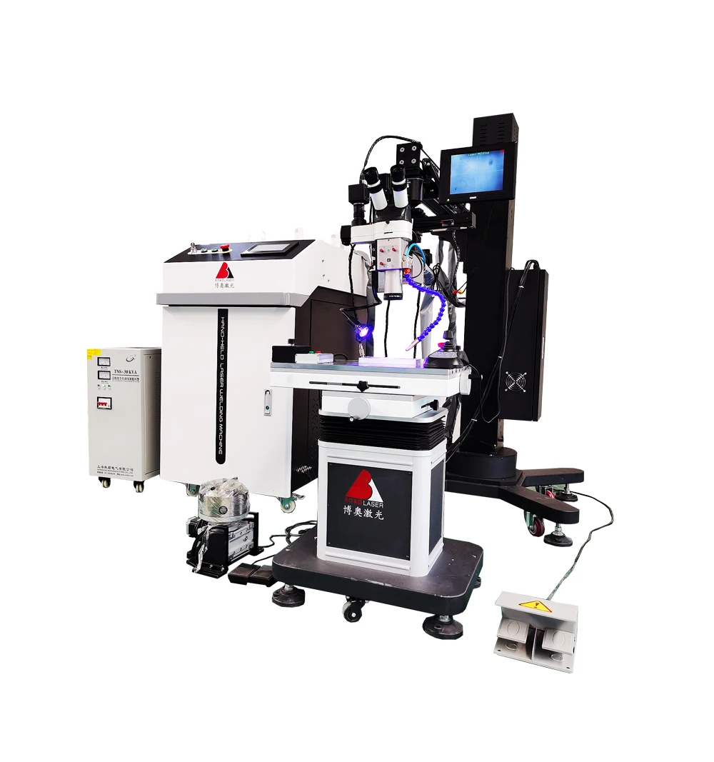 Mold Repair Fiber Laser Weld Machine for Brass, Mold Steel, Stainless Steel and Alloy Mould Repair Precision Weld Laser Machine