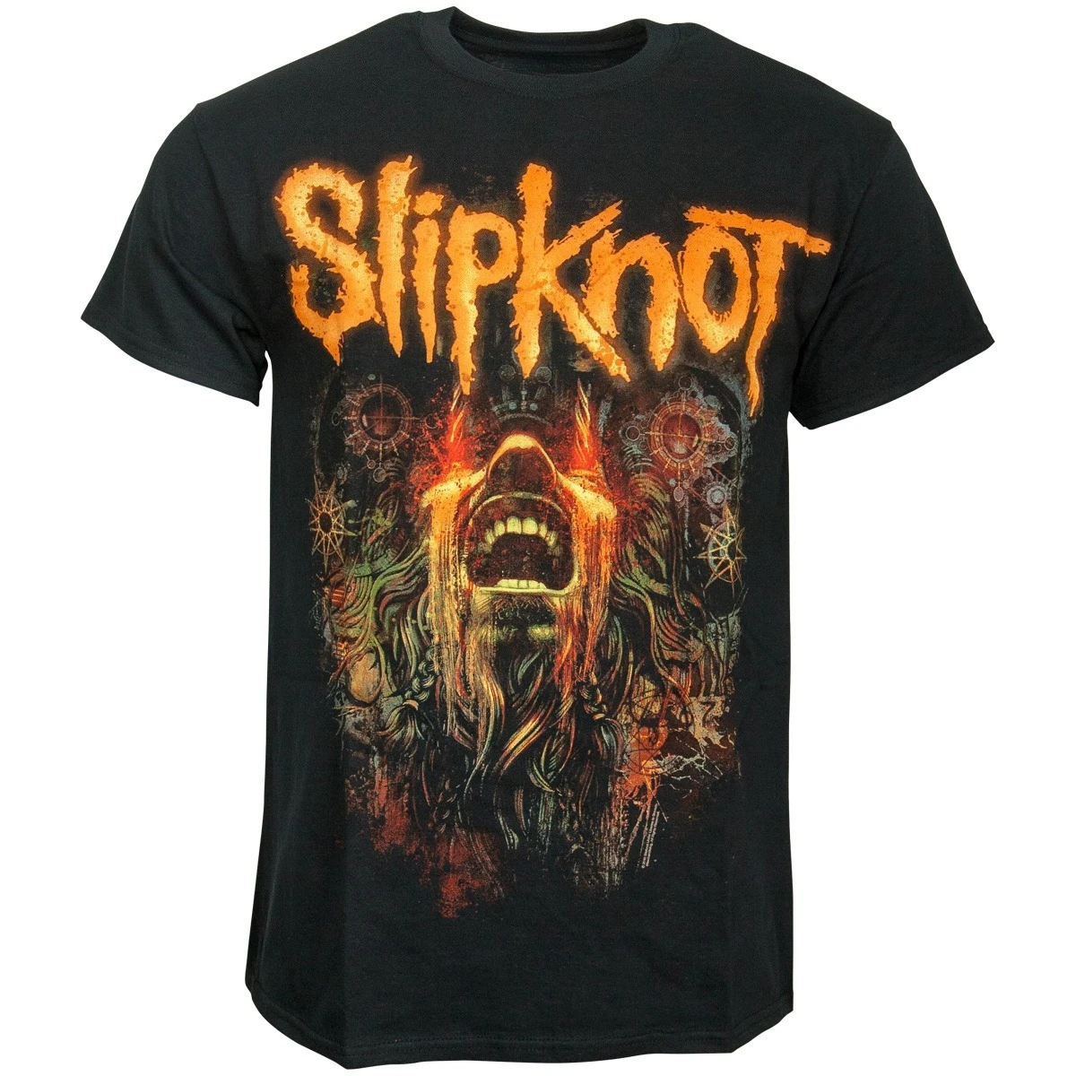 

Slipknot Drill Scream T-Shirt Men's and Women's Short Sleeve Vintage Rock Band Tops Trend Brand T-shirt Summer Men Clothing