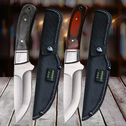 Kitchen Meat Cleaver Butcher Bone Boning Knife Utility Knives Stainless Steel Sharp Hand Meat Pocket Fruit Knife with Cover BBQ