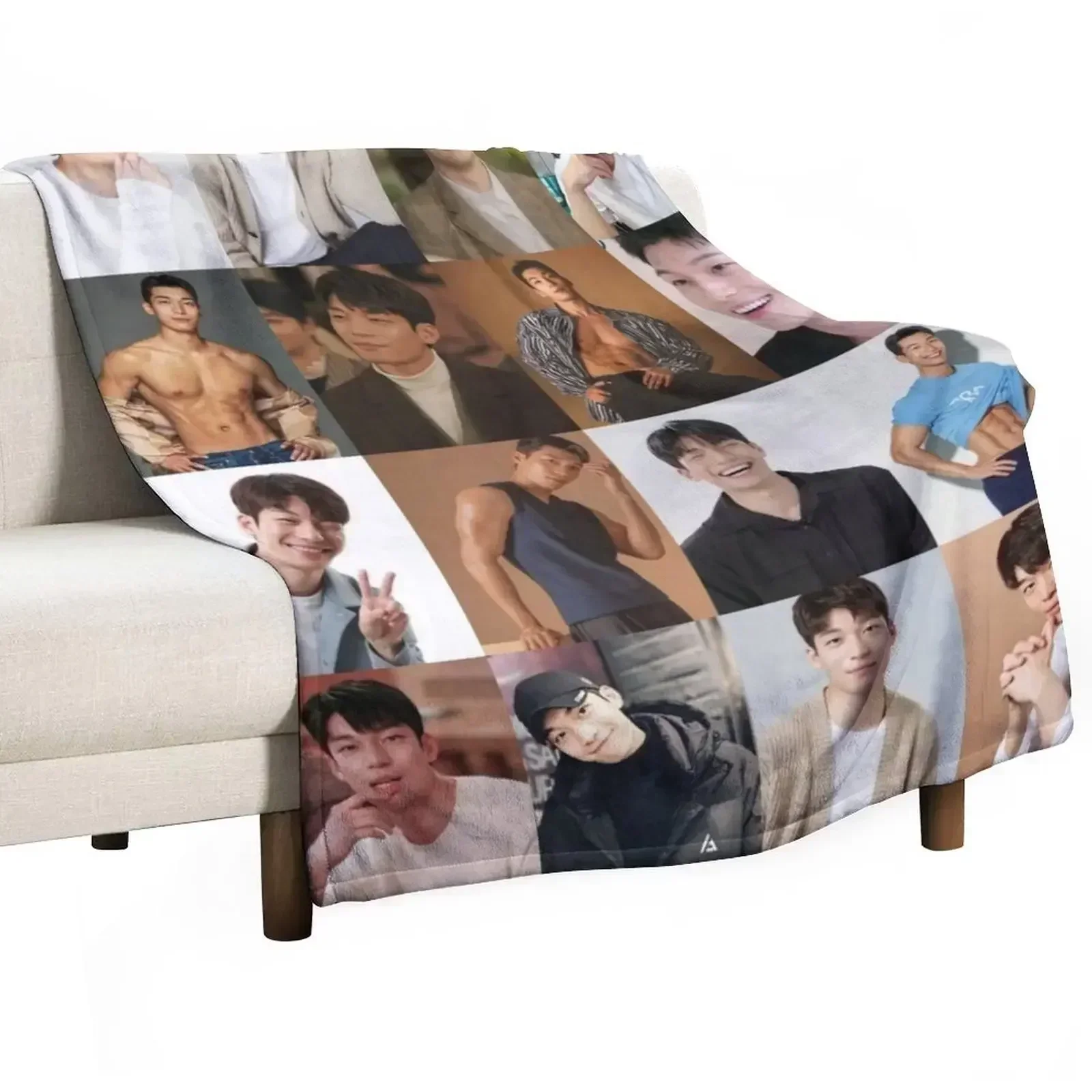 Wi Ha Joon Throw Blanket Decorative Sofa decorative Thermal Blankets