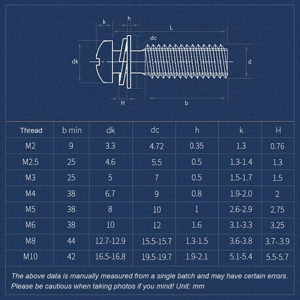 GB9074.8 304 스테인레스 스틸 크로스 캐비티 육각 머리 나사 + 스프링 와셔 + 일반 가스켓 3개의 조합 나사 M4 M5 M6 M8 M10