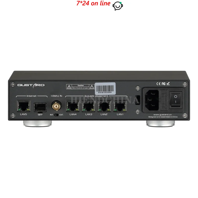 

Gustard N18 N18pro Сетевой Ethernet-коммутатор Hi-Fi аудио Ethernet-коммутатор SFP + 10M/100M/1000M Адаптивный Ethernet-интерфейс 10 МГц Часы