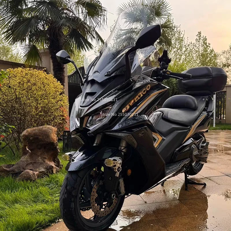 Motorcycle windshield modification windshield front gear raised and widened windshield accessories For KYMCO AK550 AK 550 AK-550 view 4