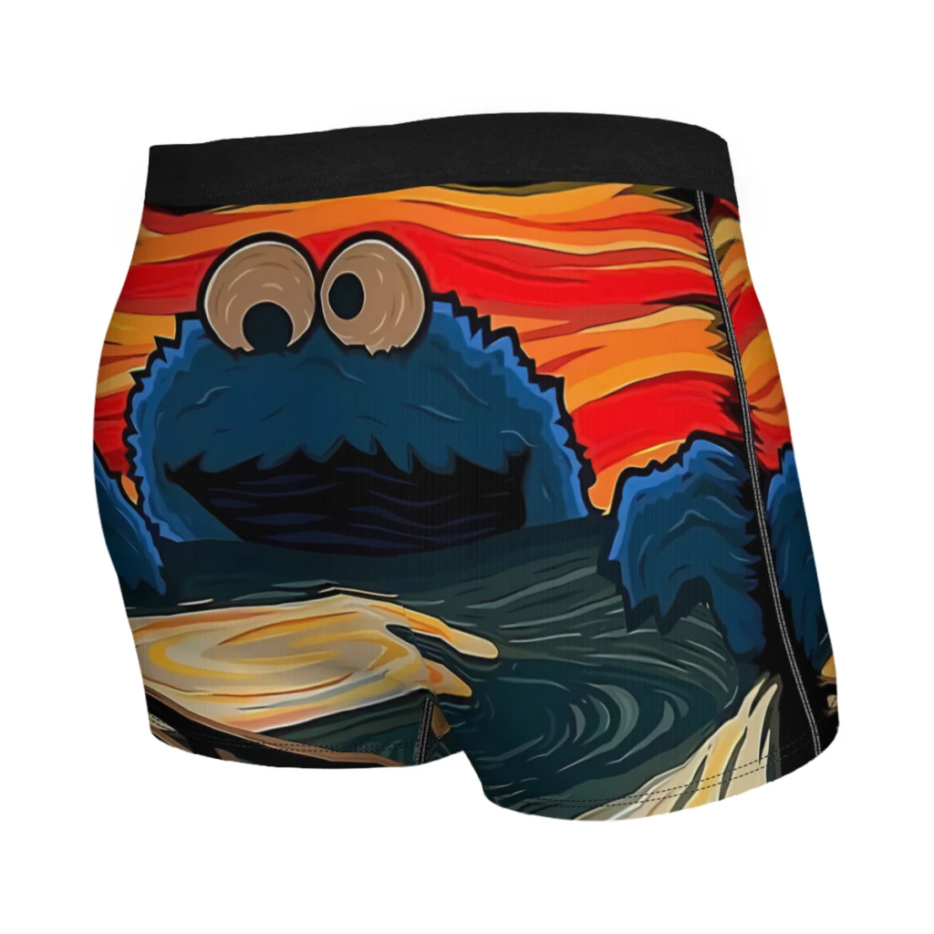 Illustration Oil Of A Picture Graffiti Underpants Homme Panties Man Underwear Sexy Shorts Boxer Briefs